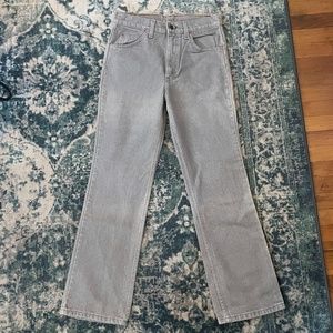 Levi's Light Gray Straight Jeans